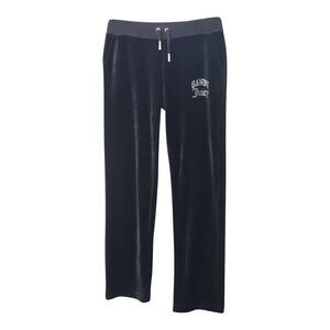 Ganni x Juicy Couture Diamante Delray Pants in Black Organic Cotton
